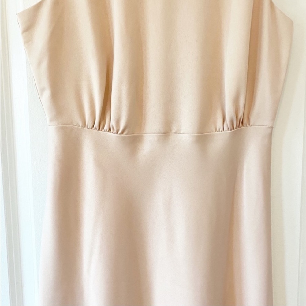 BHLDN SACHIN + BABI Beckett Satin Blouson Formal Gown In Oyster NWT Evening - Picture 5 of 15